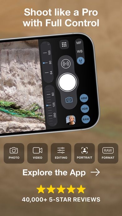 ProCamera. Raw+ Manual Camera screenshot 3