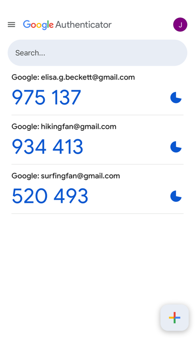 Google Authenticator screenshot 5