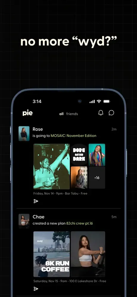 Pie: Free Events, Cool People screenshot 1