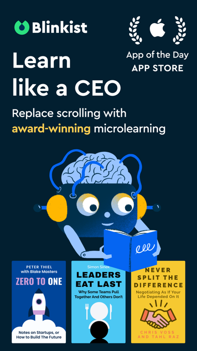 Blinkist: Book Summaries Daily screenshot 1
