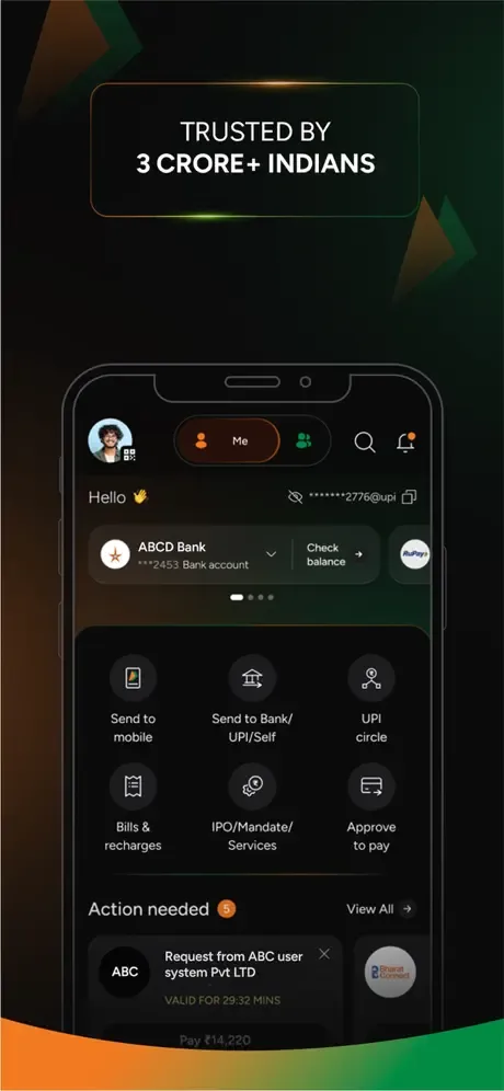 BHIM Bharat's Own Payments App screenshot 1
