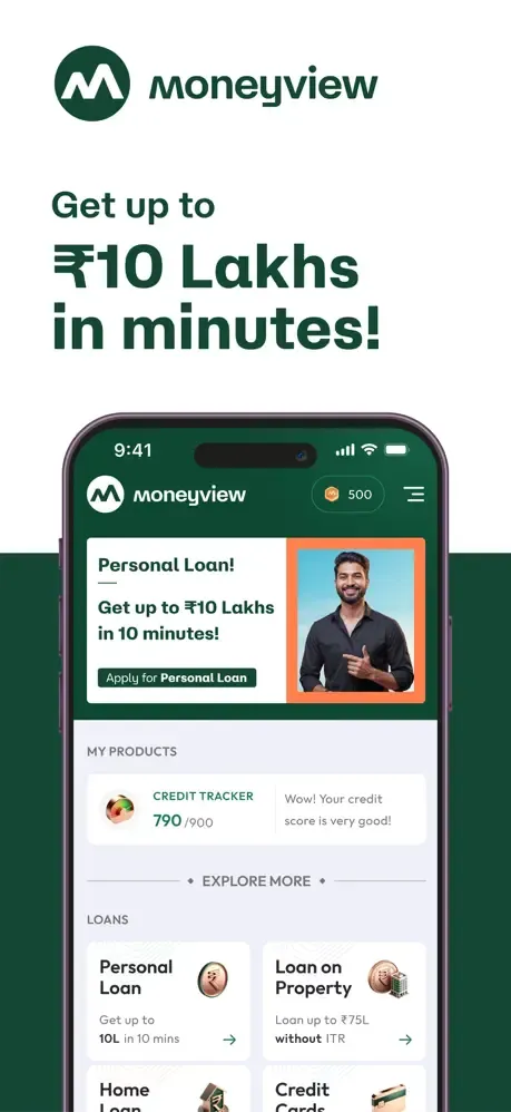 Moneyview: Loans, Credit Cards screenshot 1