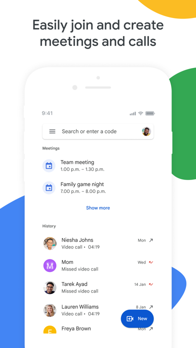 Google Meet screenshot 1
