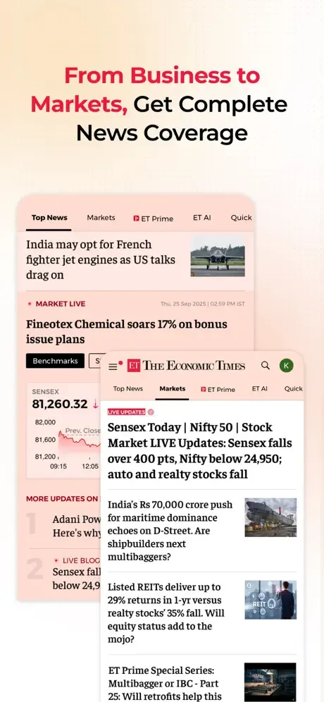 The Economic Times screenshot 2
