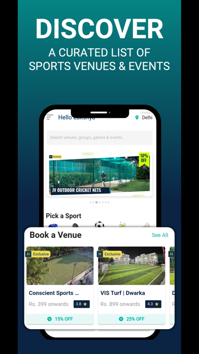 Hudle: Find Sports Activities screenshot 1
