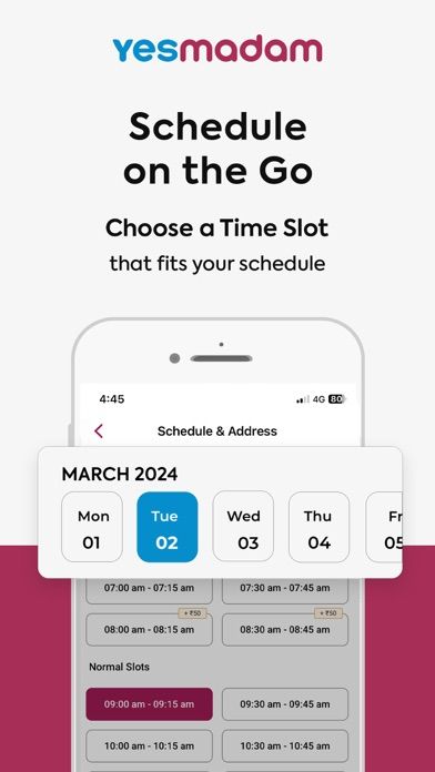 Yes Madam - Salon at Home App screenshot 4