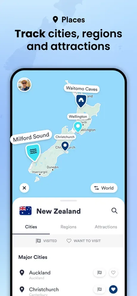 Skratch: Travel Map & eSIM screenshot 4