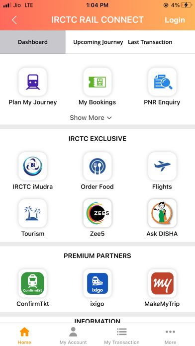 IRCTC Rail Connect screenshot 2