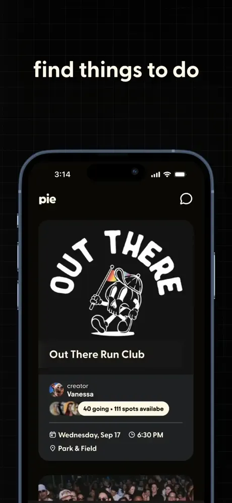 Pie: Free Events, Cool People screenshot 3