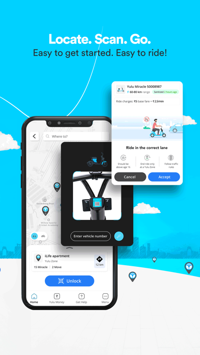 Yulu - top eBike sharing app screenshot 2