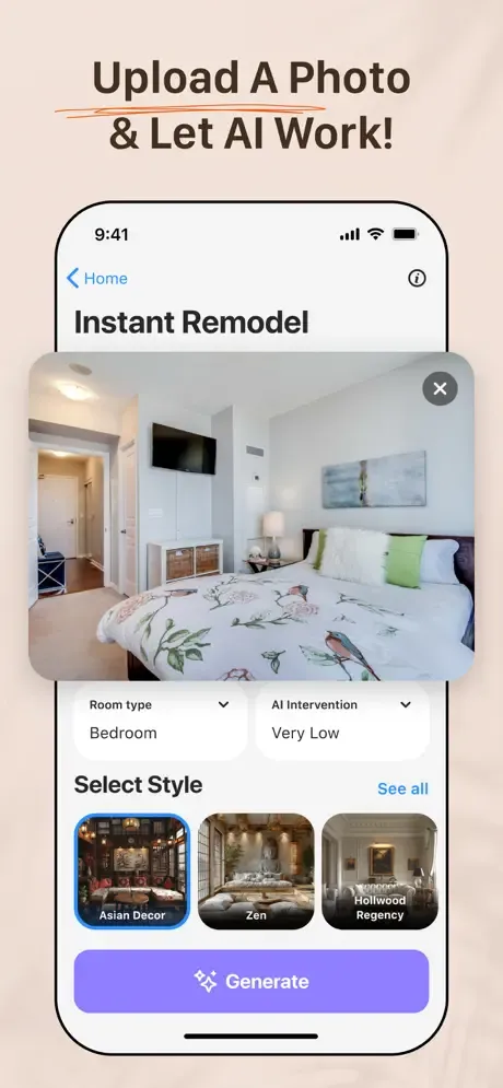 AI Remodel - Interior Design screenshot 1