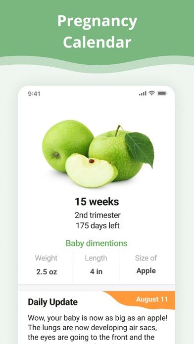 Pregnancy App. screenshot 1