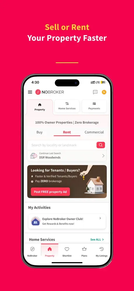 NoBroker Rent, Buy, Sell Flats screenshot 2