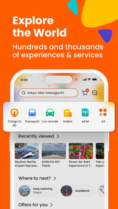 Klook: Travel & Activities screenshot 1