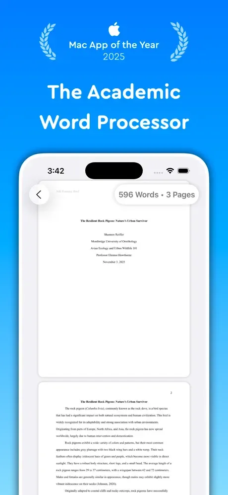 Essayist: Academic Writing App screenshot 1