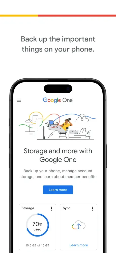 Google One screenshot 1