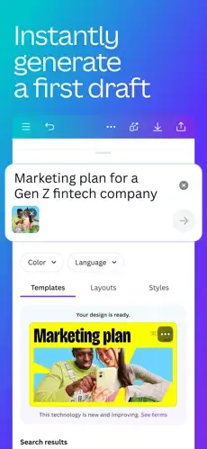 Canva: AI Photo & Video Editor screenshot 3