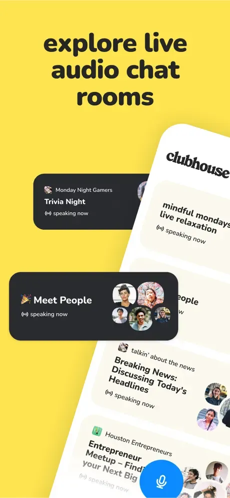 Clubhouse screenshot 1