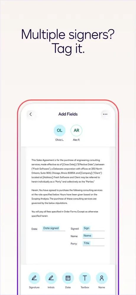 Docusign - Upload & Sign Docs screenshot 5