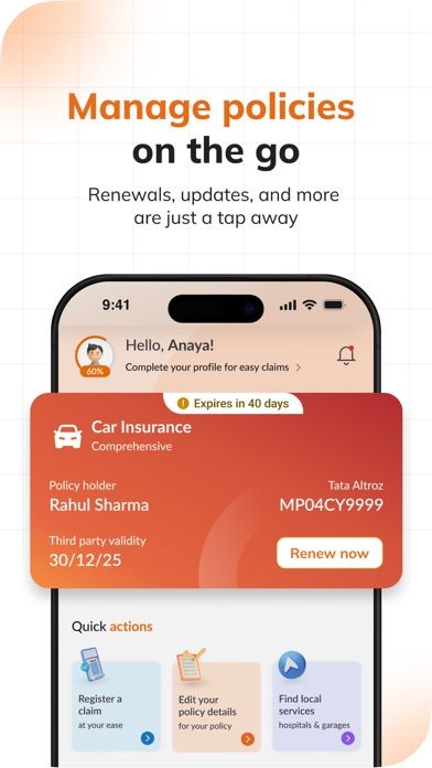 ILTakeCare Insurance App screenshot 1