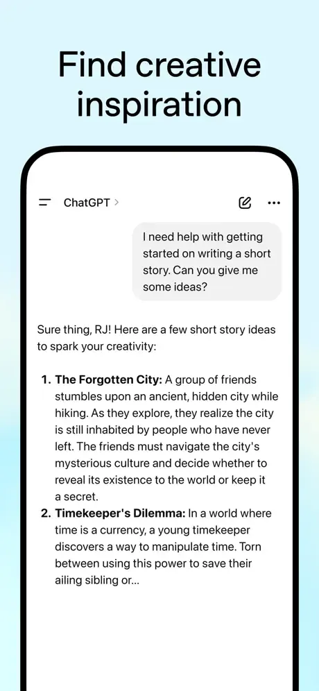 ChatGPT screenshot 3