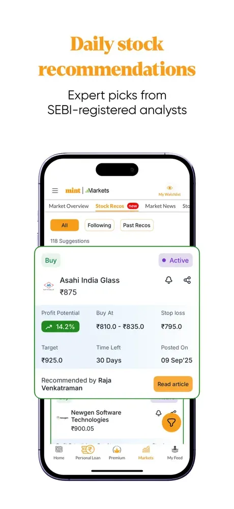 Mint News App: Business & More screenshot 1