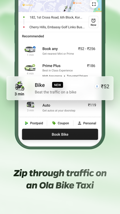 Ola: Book Cab, Auto, Bike Taxi screenshot 4