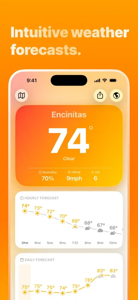 Mercury Weather screenshot 1