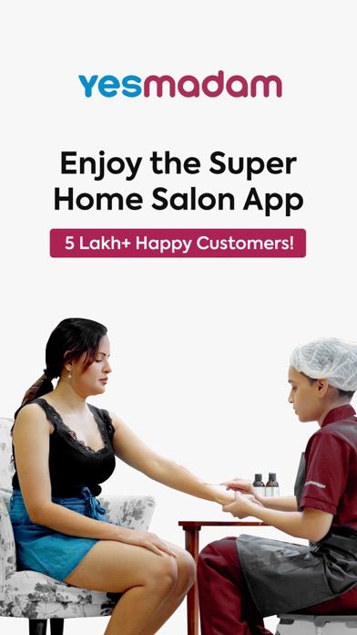 Yes Madam - Salon at Home App screenshot 1
