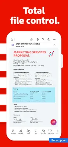 Adobe Acrobat Reader: Edit PDF screenshot 2