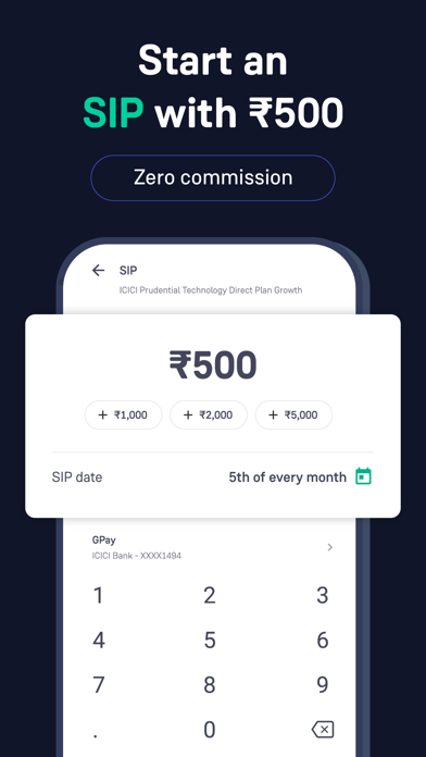 Groww Stocks, Mutual Fund, IPO screenshot 2