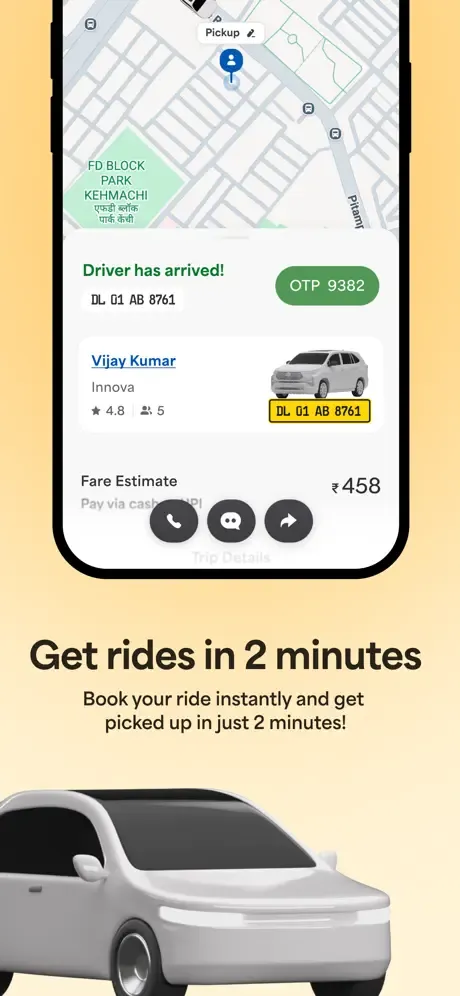 Bharat Taxi - Ride Booking App screenshot 2