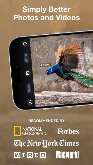 ProCamera. Raw+ Manual Camera screenshot 2