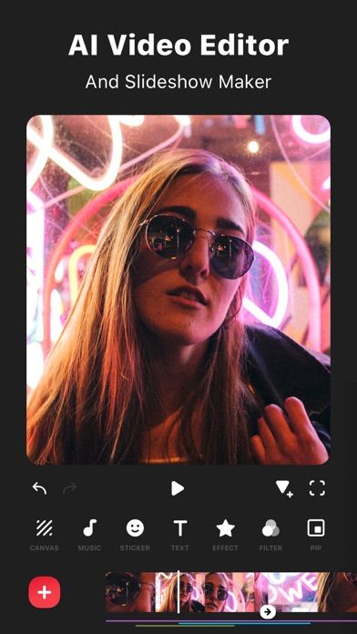 InShot - AI Video Editor screenshot 1