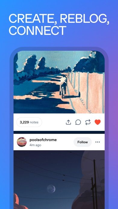 Tumblr: Social Media & Art screenshot 2
