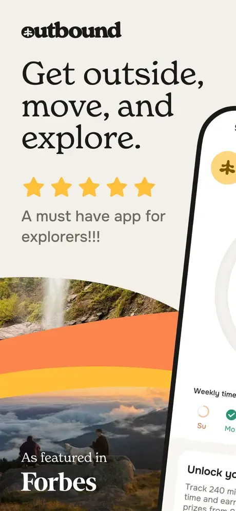 Outbound: Hike, Walk & Run screenshot 1