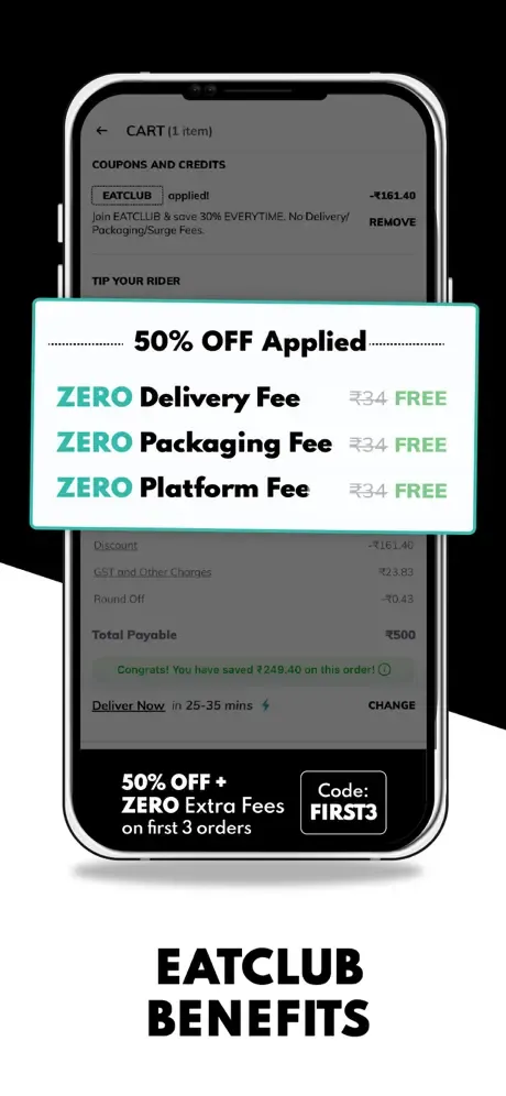 EatClub: Food Delivery App screenshot 3