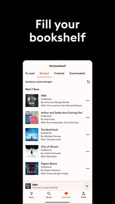 Storytel - Audiobooks Library screenshot 4