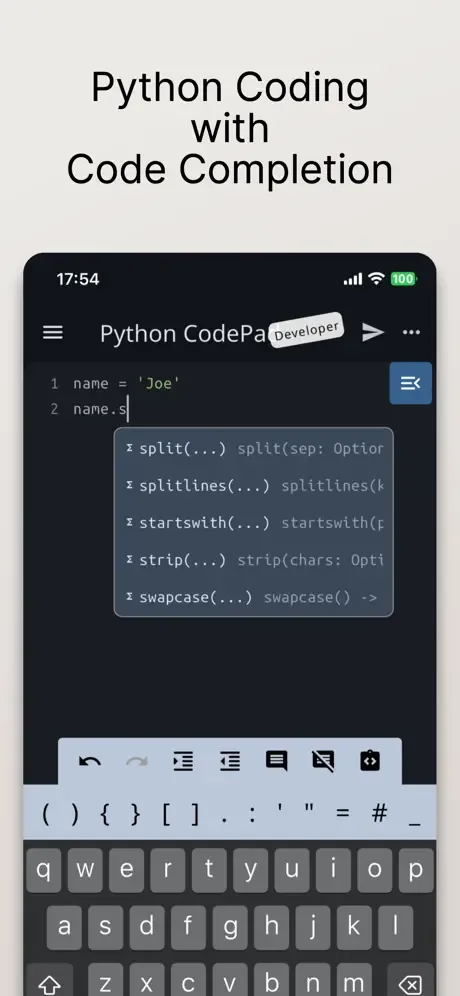 Python Coding Editor & IDE App screenshot 3
