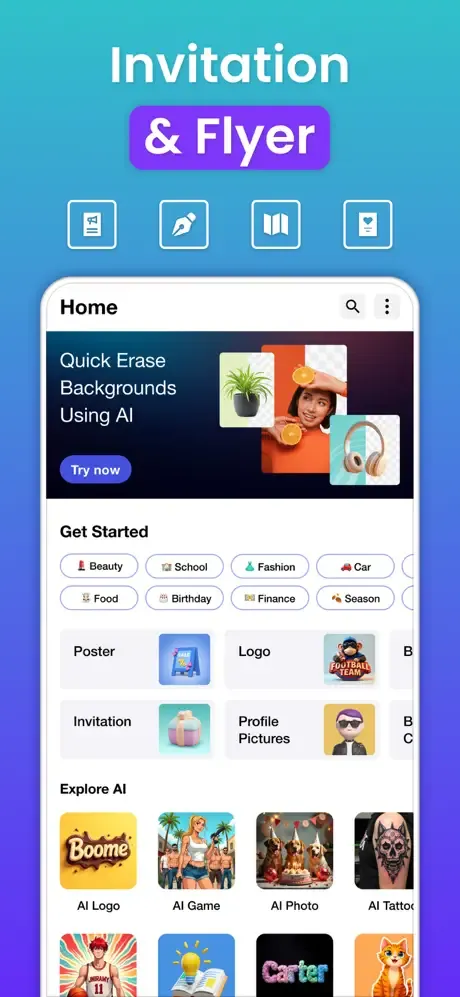 Canvas Poster Maker Logo Maker screenshot 3