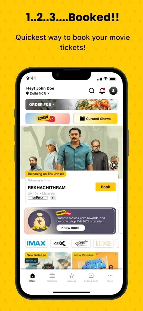 PVR Cinemas - Movie Tickets screenshot 1