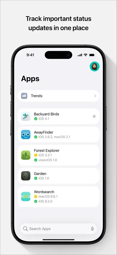 App Store Connect screenshot 1