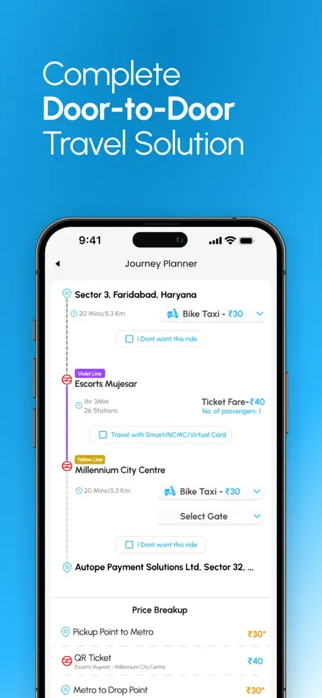 Delhi Metro Sarthi App screenshot 3