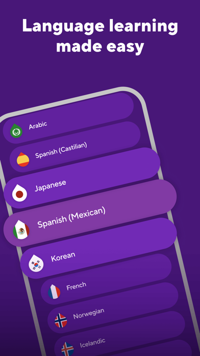 Drops: Language Learning Games screenshot 1