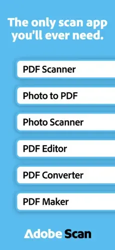 Adobe Scan: PDF & OCR Scanner screenshot 1