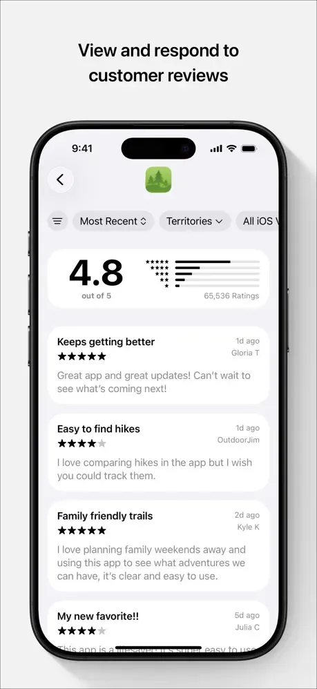 App Store Connect screenshot 5