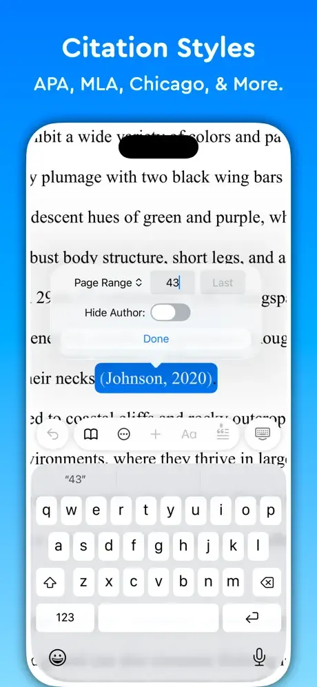 Essayist: Academic Writing App screenshot 2
