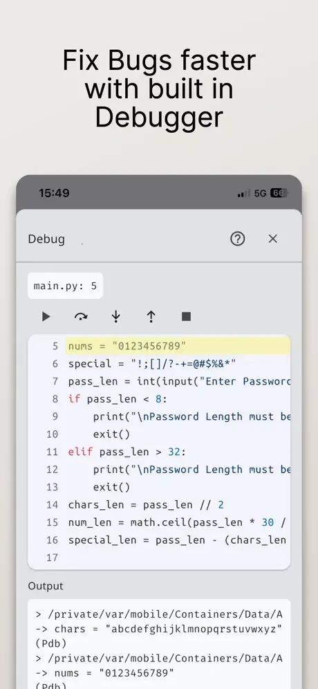Python Coding Editor & IDE App screenshot 5