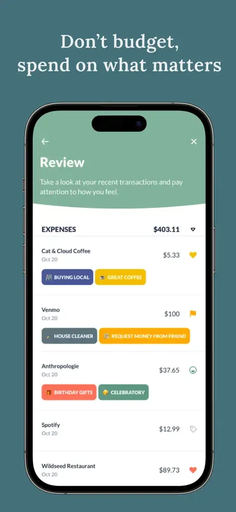 MoodWallet: Mind Your Money screenshot 4