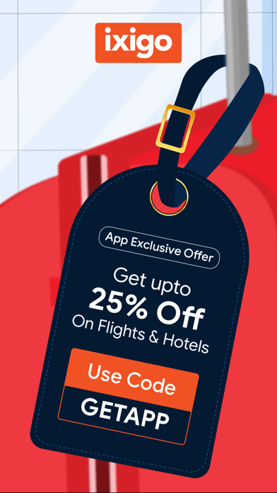 ixigo: Flight & Hotel Booking screenshot 1
